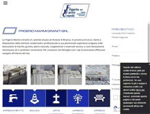 Tablet Screenshot of frigeriomarmi.com